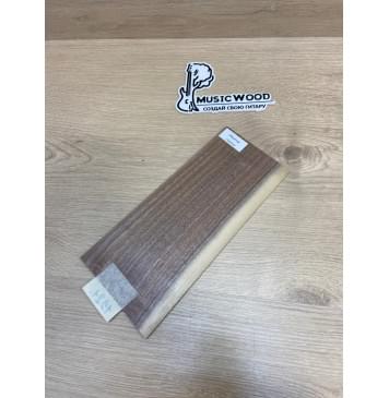 Орех Американский Заболонь заготовка накладки на головку грифа Радиал АА 3х118-104х245 мм-2