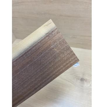 Орех Американский Заболонь заготовка накладки на головку грифа Радиал АА 3х118-104х245 мм-1