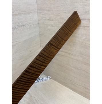 Орех Грецкий Волнистый Печёный 180гр заготовка накладки для электрогитары Радиал АА Волна ААА 8х62-56х560 мм-19