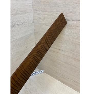 Орех Грецкий Волнистый Печёный 180гр заготовка накладки для электрогитары Радиал АА Волна ААА 8х62-56х560 мм-23