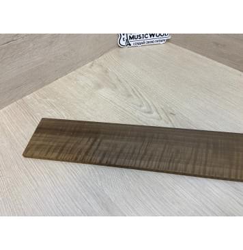 Орех Грецкий Волнистый Печёный 180гр заготовка накладки для электрогитары Радиал ААА Волна АА 7.5х78х550 мм-5