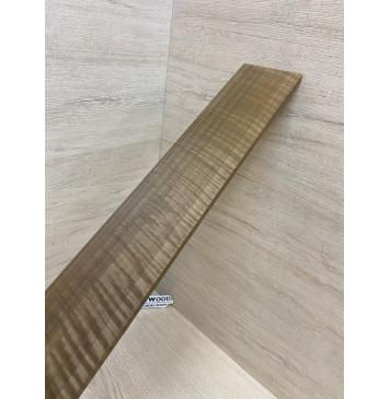 Орех Грецкий Волнистый Печёный 180гр заготовка накладки для электрогитары Радиал ААА Волна АА 7.5х78х550 мм-13