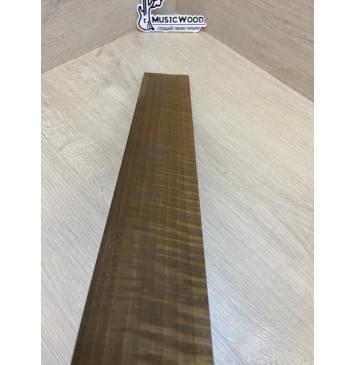 Орех Грецкий Волнистый Печёный 180гр заготовка накладки для электрогитары Радиал ААА Волна АА 7.5х78х550 мм-12