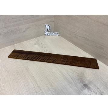 Орех Грецкий Волнистый Печёный 180гр заготовка накладки для электрогитары Радиал ААА Волна АА 7.5х78х550 мм-18