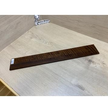 Орех Грецкий Волнистый Печёный 180гр заготовка накладки для электрогитары Радиал ААА Волна АА 7.5х78х550 мм-19