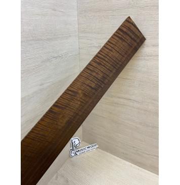 Орех Грецкий Волнистый Печёный 180гр заготовка накладки для электрогитары Радиал ААА Волна АА 7.5х78х550 мм-16