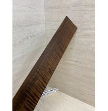 Орех Грецкий Волнистый Печёный 180гр заготовка накладки для электрогитары Радиал ААА Волна АА 7.5х78х550 мм-20