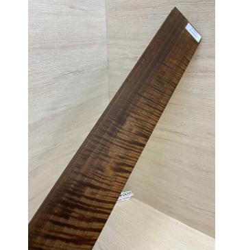 Орех Грецкий Волнистый Печёный 180гр заготовка накладки для электрогитары Радиал ААА Волна АА 7.5х78х550 мм-11