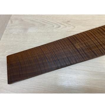 Орех Грецкий Волнистый Печёный 180гр заготовка накладки для электрогитары Радиал АА Волна ААА 8.5х98-90х555 мм-17