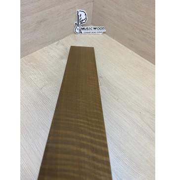 Орех Грецкий Волнистый Печёный 180гр заготовка накладки для электрогитары Радиал АА Волна ААА 8.5х92-77х555 мм-9