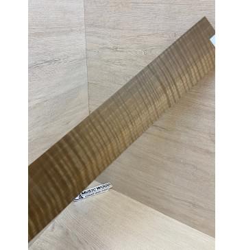 Орех Грецкий Волнистый Печёный 180гр заготовка накладки для электрогитары Радиал АА Волна ААА 9х76х560 мм-7