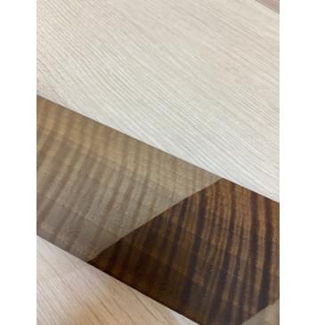 Орех Грецкий Волнистый Печёный 180гр заготовка накладки для электрогитары Радиал АА Волна ААА 9х76х560 мм-10