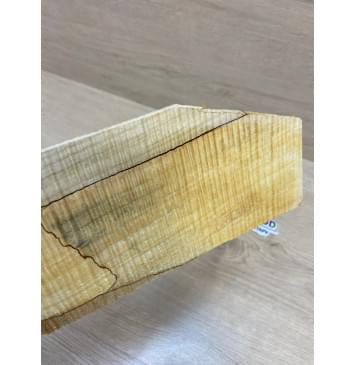 Клён Американский Spalted Волнистый заготовка накладки на головку грифа Смешанный ААА Волна ААА 5х108-72х210 мм (Уценка-гнилостные поражения древесины,под стабилизацию или работу с порозаполнителями)-3