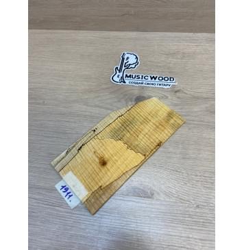 Клён Американский Spalted Волнистый заготовка накладки на головку грифа Смешанный ААА Волна ААА 5х108-73х210 мм (Уценка-гнилостные поражения древесины,под стабилизацию или работу с порозаполнителями)-0