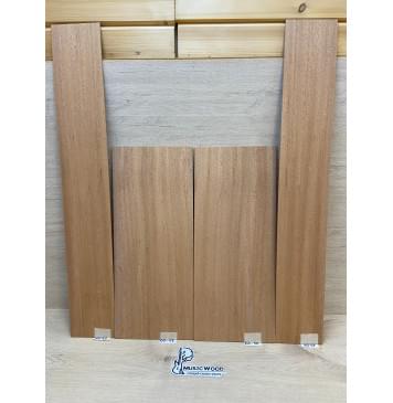 Махагон Кая заготовка комплекта (Дека + Обечайки) акустической гитары Радиал АА 4х230х550 мм (Дека 2шт) Радиал АА 4.2х130х855 мм (Обечайка 2шт)-0