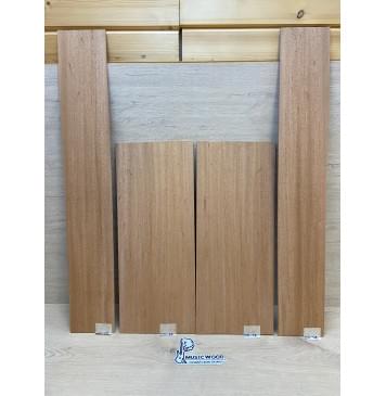 Махагон Кая заготовка комплекта (Дека + Обечайки) акустической гитары Радиал АА 5х227х560 мм (Дека 2шт) Радиал АА 4.2х130х850 мм (Обечайка 2шт)-0