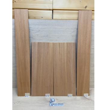 Махагон Кая заготовка комплекта (Дека + Обечайки) акустической гитары Радиал АА 5х229х550 мм (Дека 2шт) Радиал АА 3.7х130х855 мм (Обечайка 2шт)-0