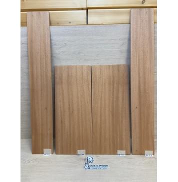 Махагон Кая заготовка комплекта (Дека + Обечайки) акустической гитары Радиал ААА 5.3х230х550 мм (Дека 2шт) Радиал АА 4.2х130х850 мм (Обечайка 2шт)-0