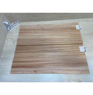 Махагон Кая заготовка комплекта (Дека + Обечайки) акустической гитары Радиал АА 4.3х228х560 мм (Дека 2шт) Радиал АА 4.5х125х860 мм (Обечайка 2шт)-1