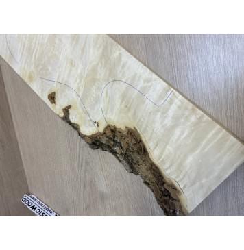 Клён Американский Каповый заготовка на топ под заливку Смешанный АА Кап ААА 14х185х535 мм (1шт. под распил)-3