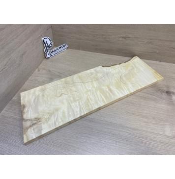 Клён Американский Каповый заготовка на топ под заливку Смешанный АА Кап ААА 14х185х535 мм (1шт. под распил)-10