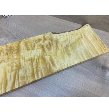 Клён Американский Каповый заготовка на топ под заливку Смешанный АА Кап ААА 14х185х535 мм (1шт. под распил)-16