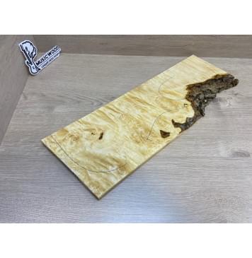 Клён Американский Каповый заготовка на топ под заливку Смешанный АА Кап ААА 14х185х535 мм (1шт. под распил)-18