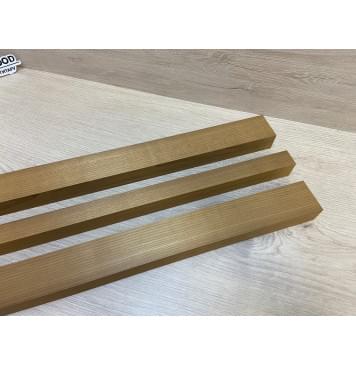 Клён Печёный 180гр заготовка грифа безголовой гитары Радиал АА 28х(42-23-42)х580 мм - из 3х частей-1