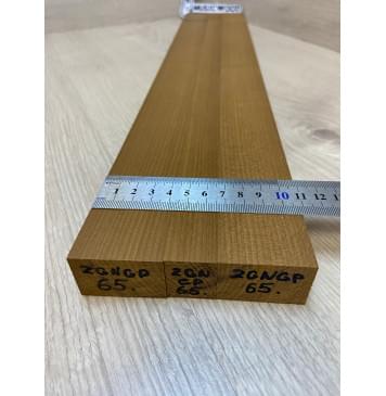 Клён Печёный 180гр заготовка грифа безголовой гитары Радиал АА 28х(42-23-42)х580 мм - из 3х частей-4