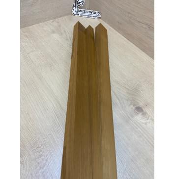 Клён Печёный 180гр заготовка грифа безголовой гитары Радиал АА 28х(42-23-42)х580 мм - из 3х частей-8