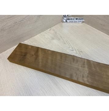 Берёза Пламенная Печёная 180 гр заготовка грифа для электрогитары Смешанный АА Волна А 26х107-100х750 мм-3