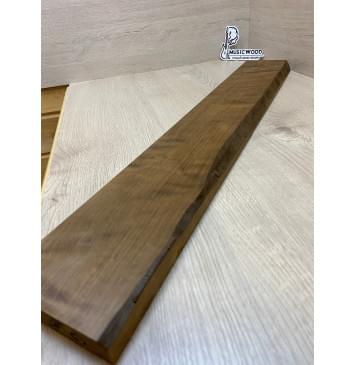 Берёза Пламенная Печёная 180 гр заготовка грифа для электрогитары Смешанный АА Волна А 26х107-100х750 мм-4