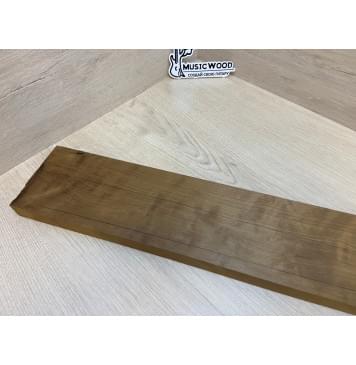 Берёза Пламенная Печёная 180 гр заготовка грифа для электрогитары Смешанный АА Волна А 26х107-100х750 мм-5