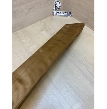 Берёза Пламенная Печёная 180 гр заготовка грифа для электрогитары Смешанный АА Волна А 26х107-100х750 мм-10