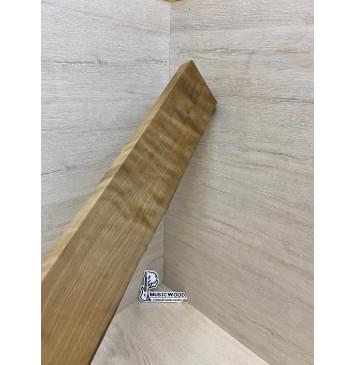 Берёза Пламенная Печёная 180 гр заготовка грифа для электрогитары Смешанный АА Волна А 26х107-100х750 мм-12