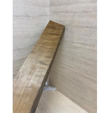 Берёза Пламенная Печёная 180 гр заготовка грифа для электрогитары Смешанный АА Волна А 26х107-100х750 мм-13