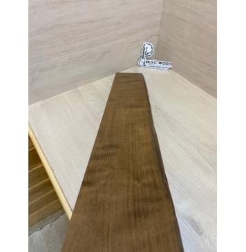 Берёза Пламенная Печёная 180 гр заготовка грифа для электрогитары Смешанный АА Волна А 26х107-100х750 мм-6