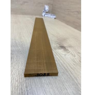 Клён Печёный 180 гр заготовка накладки для электрогитары Радиал ААА 9х67-57х520 мм-2