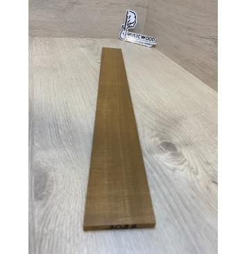 Клён Печёный 180 гр заготовка накладки для электрогитары Радиал ААА 9х67-57х520 мм-3