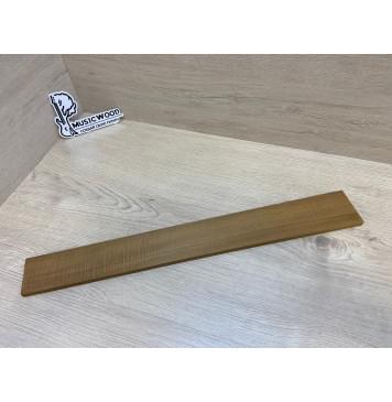 Клён Печёный 180 гр заготовка накладки для электрогитары Радиал ААА 9х67-57х520 мм-10