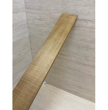 Клён Печёный 180 гр заготовка накладки для электрогитары Радиал ААА 9х67-57х520 мм-8