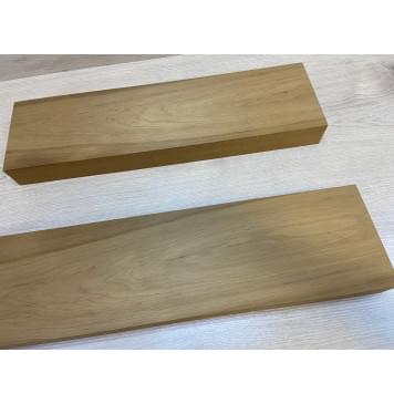 Ольха Печёная 180гр заготовка корпуса для гитары со сквозным грифом Тангент АА 45.2х134х565-480 мм (2шт) Ольха Печёная 180гр заготовка корпуса для гитары со сквозным грифом Тангент АА 45.2х134х565-480 мм (2шт)-1