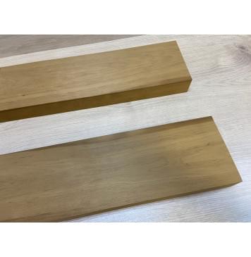 Ольха Печёная 180гр заготовка корпуса для гитары со сквозным грифом Тангент АА 45х134х530-500 мм (2шт) Ольха Печёная 180гр заготовка корпуса для гитары со сквозным грифом Тангент АА 45х134х530-500 мм (2шт)-1