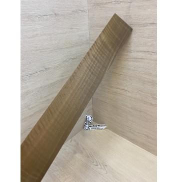 Орех Грецкий Волнистый Печёный 180гр заготовка накладки для бас-гитары Радиал АА Волна АА 8х94-90х765 мм-17