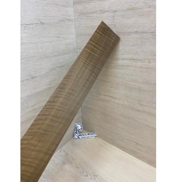 Орех Грецкий Волнистый Печёный 180гр заготовка накладки для бас-гитары Радиал АА Волна АА 8х94-90х765 мм-7