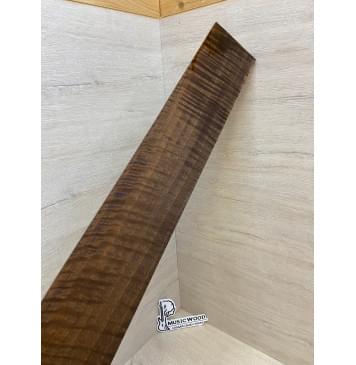 Орех Грецкий Волнистый Печёный 180гр заготовка накладки для бас-гитары Радиал АА Волна АА 8х94-90х765 мм-13