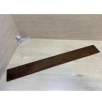 Орех Грецкий Волнистый Печёный 180гр заготовка накладки для бас-гитары Радиал АА Волна АА 8х94-90х765 мм-0