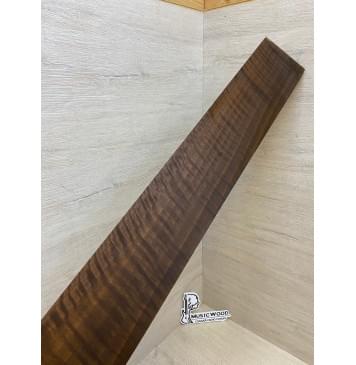 Орех Грецкий Волнистый Печёный 180гр заготовка накладки для бас-гитары Радиал АА Волна АА 8х94-90х765 мм-15