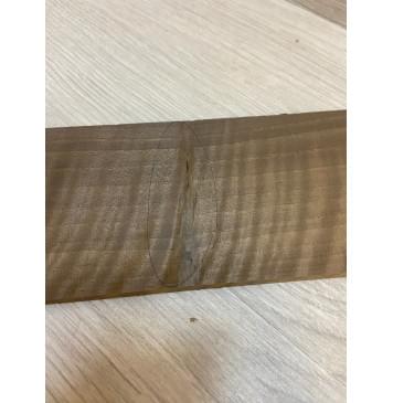 Орех Грецкий Волнистый Печёный 180гр заготовка накладки для электрогитары Радиал А Волна ААА 8.5х85х545 мм (Уценка-сучок)-2