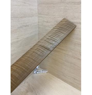 Орех Грецкий Волнистый Печёный 180гр заготовка накладки для электрогитары Радиал А Волна ААА 8.5х85х545 мм (Уценка-сучок)-11